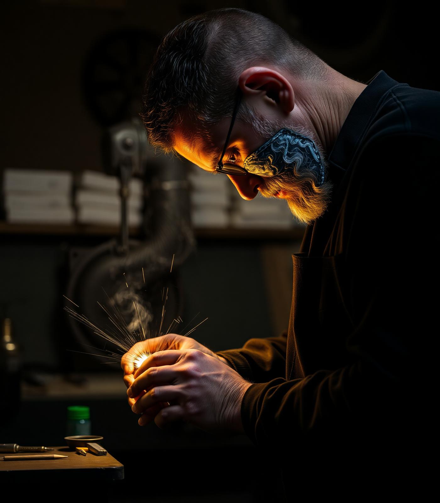 Artisan Velora au travail