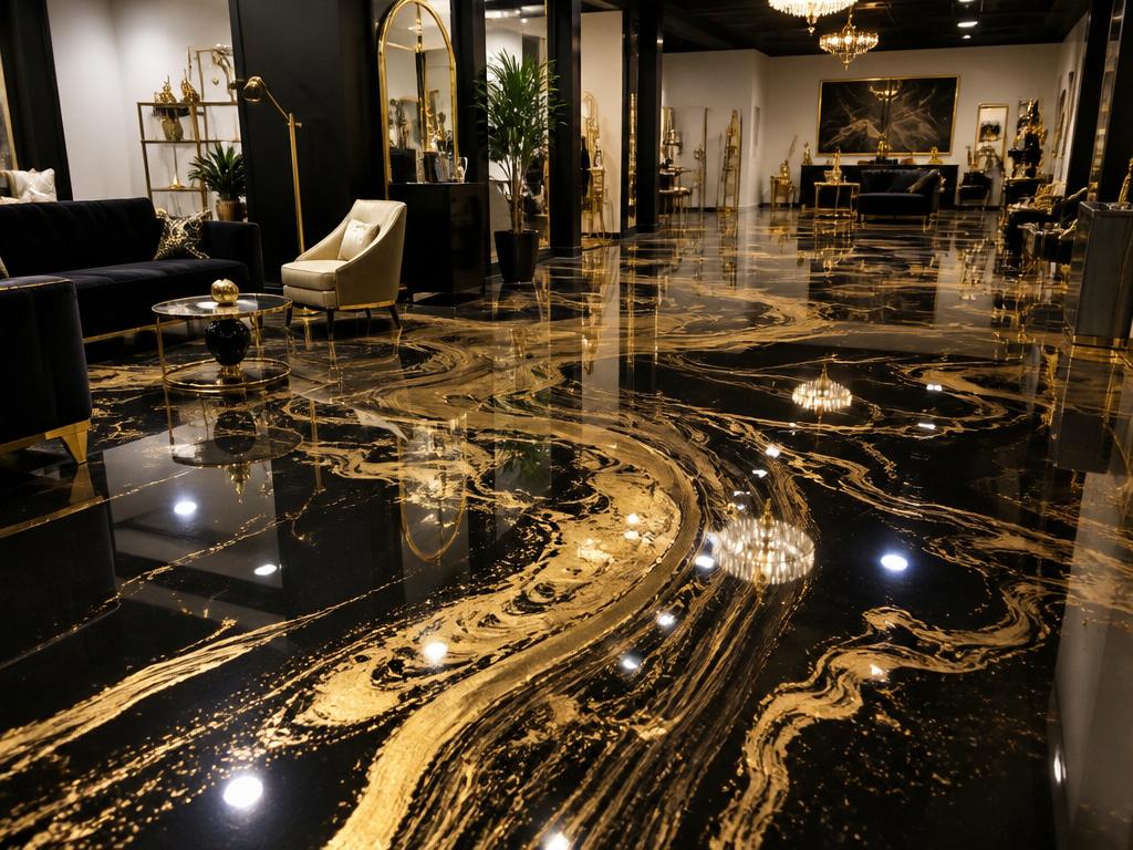 Noir & Or — Métallique luxe